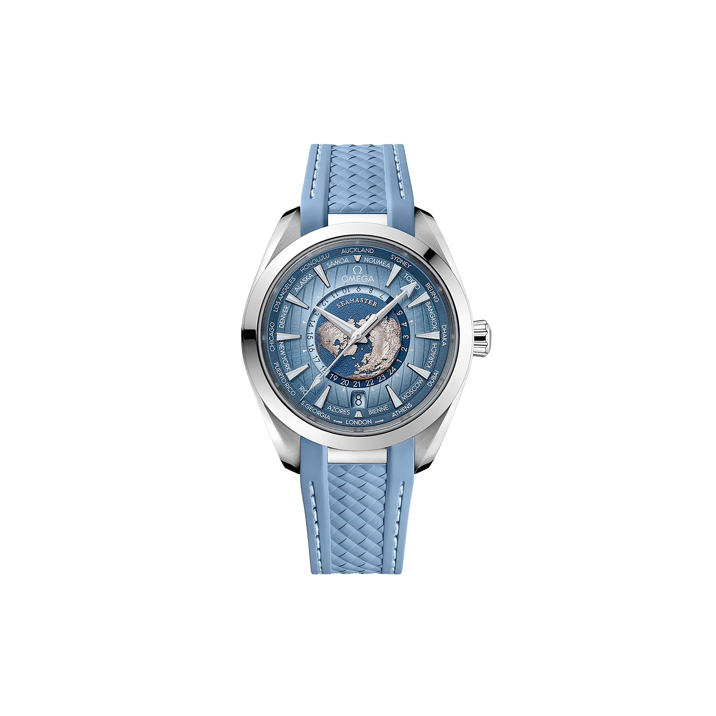 Om**a seamaster aqua terra automatic blue dial watch 220.12.43.22.03.002